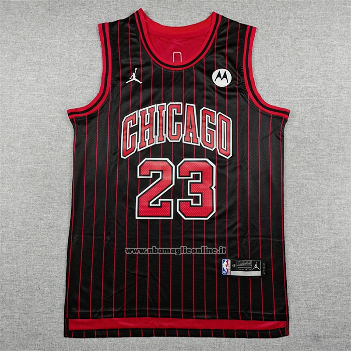 Maglia Chicago Bulls Michael Jordan No 23 Statement 2025-26 Nero
